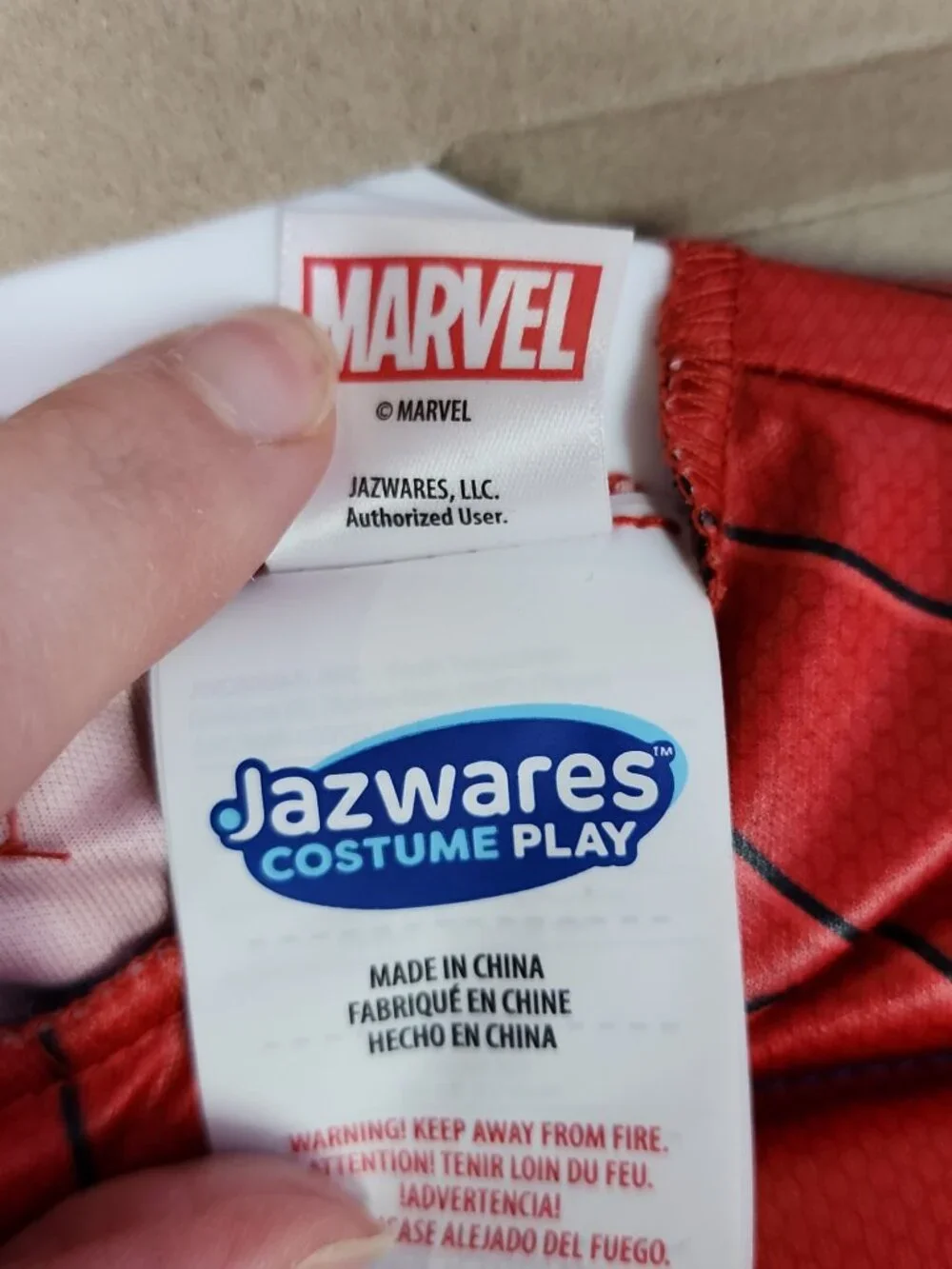 Spiderman Kid's Reflective Muscle Jumpsuit Halloween Costume 6-7 Small Marvel